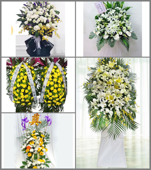 江苏苏州常熟市虞山镇明晶村白事花篮预定